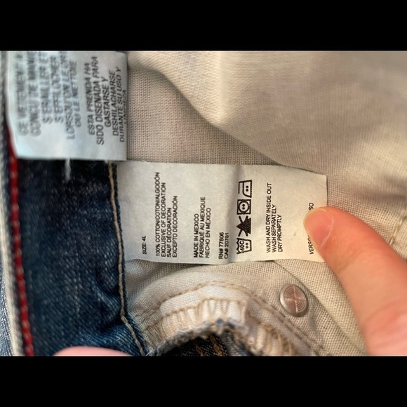 Tommy Hilfiger Classic Boot Cut Jeans Size 4 Long - Picture 4 of 7